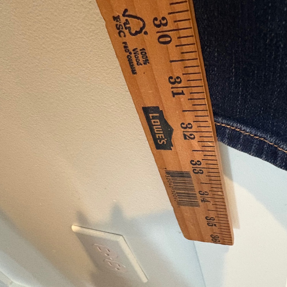 Pilcro‎ and the Letterpress Parallel Jeans Women's 26 Dark Wash 32" inseam - Picture 8 of 14